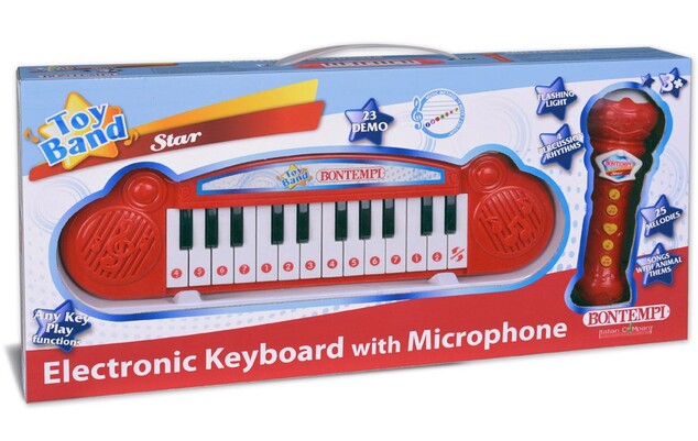 Bontempi Detské klávesy s mikrofónom