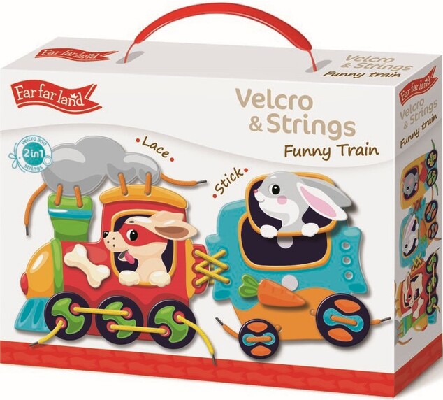 Velcro&amp;strings Zábavný vlak