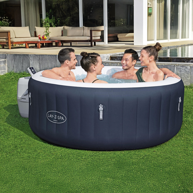 Bestway 6001C Lay-Z-Spa® Miami AirJet™ pezsgőfürdő 4 személyre (Energiatakarékos) 180 x 66 cm