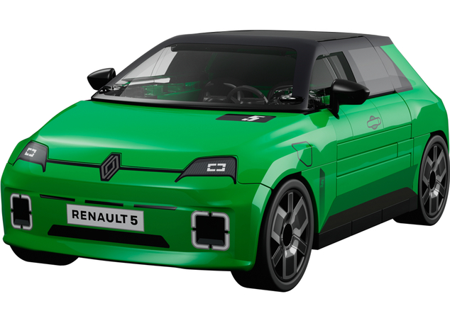 Cobi Renault 5 e-tech 1:35 Zelená
