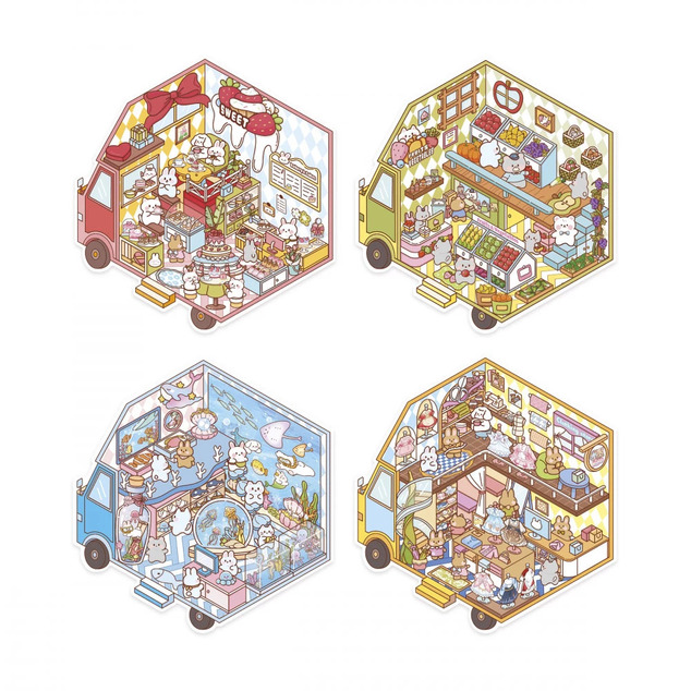 Janod Cosy Set creativ Autocolante Minilume Livrări