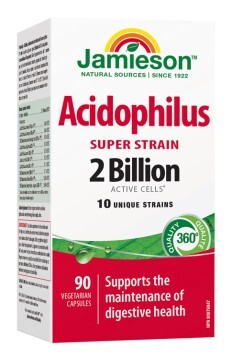 Jamieson Super Strain Acidophilus Komplex aus Bakterienkulturen 90 Kapseln