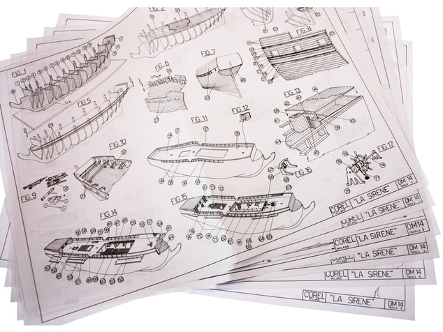 COREL La Sirene 1750 1:75 kit