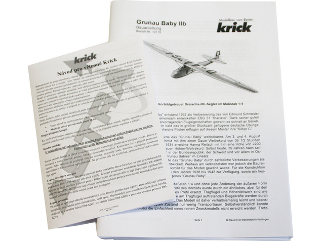 Krick Grunau Baby 1:4 kit