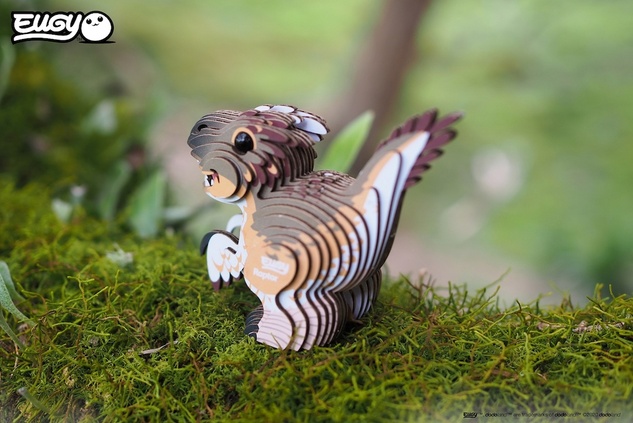 EUGY Velociraptor 3D kartonska sestavljanka