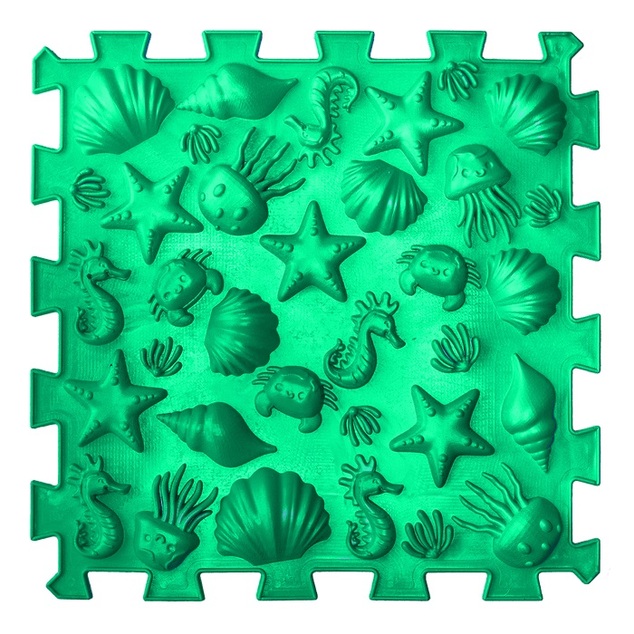 Ortek Masážna ortopedická podložka Puzzle "Námorná" 6 prvkov