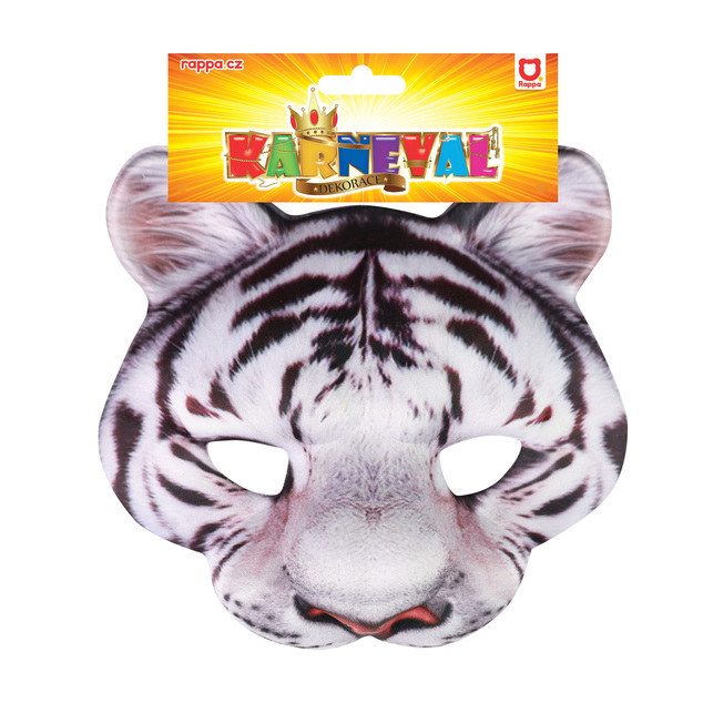 Maska biely tiger