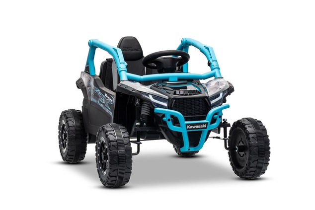 Elektrické autíčko Kawasaki TERYX KRX 1000 12V, modré, jednomiestne, odpružená zadná nápra