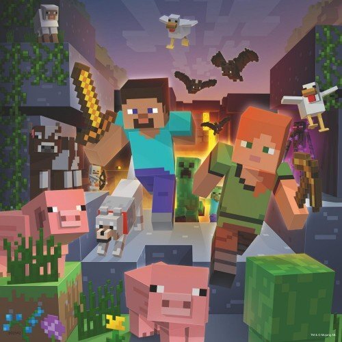 Ravensburger Minecraft Biomes 3x49 dielikov