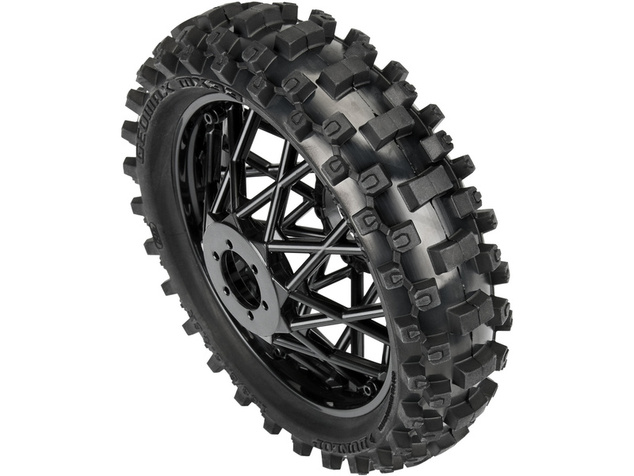 Pro-Line koleso s pneumatík Dunlop Geomax MX33 V2 Bead CR4 zadný, disk čierny: PM-MX