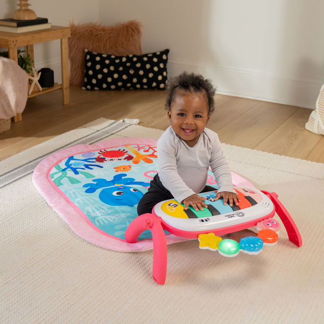 BABY EINSTEIN Igračka deka s aktivnostima 4u1 Kickin’ Tunes™ Jellyfish Jamboree™ 0m+