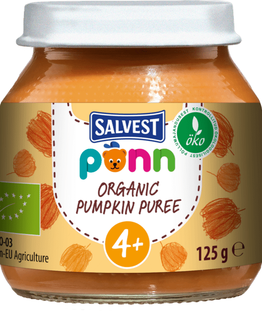 SALVEST Ponn BIO Tekvicové pyré (125 g)