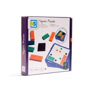 BS Toys Logické puzzle - štvorec