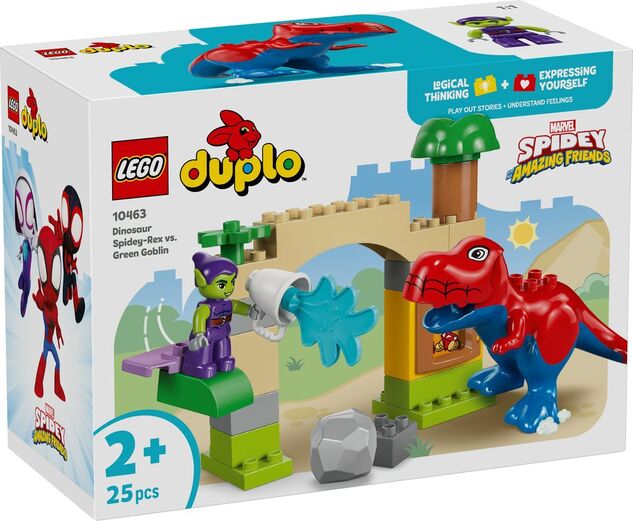 LEGO® DUPLO® Disney  10463 Dinosaurus Spidey-Rex vs. Zelený Goblin
