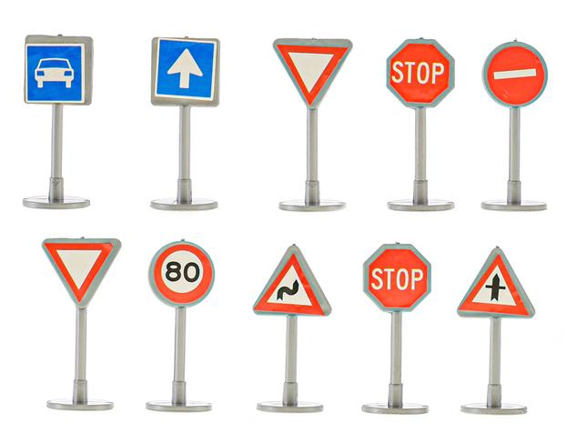 Kids Globe Traffic dopravné značenie 25ks