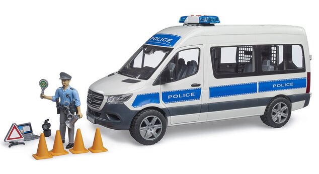 Bruder 2683 MB Sprinter Polícia so svetlami a zvukom