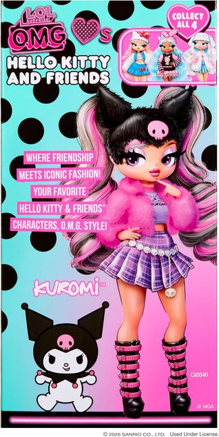 L.O.L. Surprise! OMG Sora cea mare ca Hello Kitty - Kuromi
