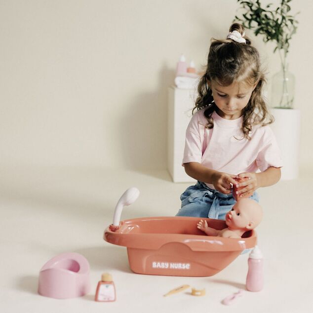 Smoby Puppenbadewanne mit Zubehör