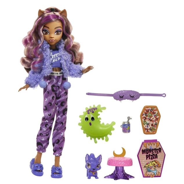 Mattel Monster High Creepover Partypuppe – Clawdeen