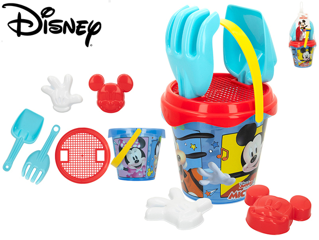 Mickey Mouse sada na piesok 12,5cm 6ks