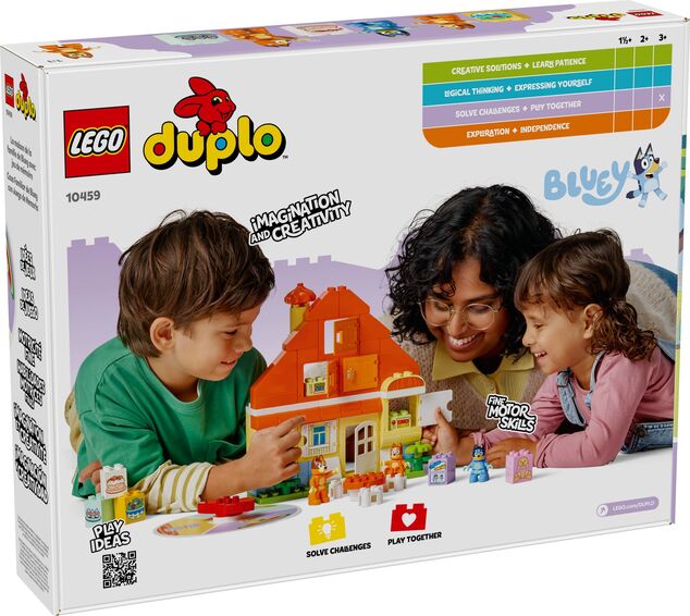 LEGO® DUPLO® 10459 Dom Bluey a pamäťová hra