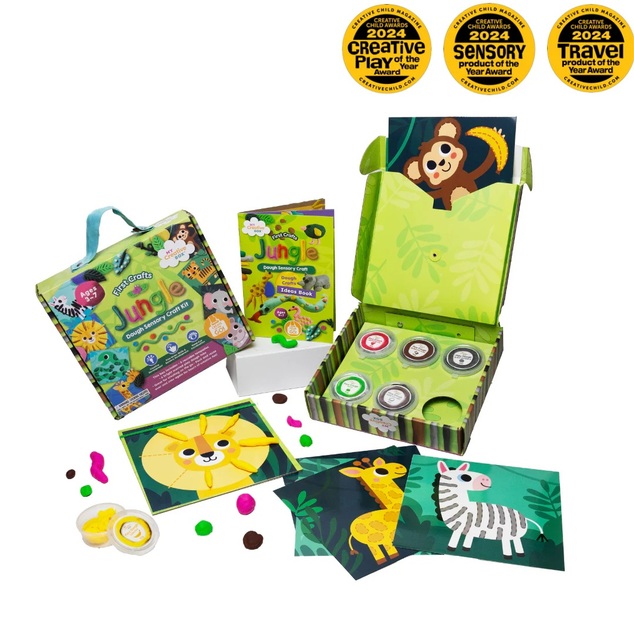 MY CREATIVE BOX® Senzorická kreatívna sada na modelovanie Džungľa