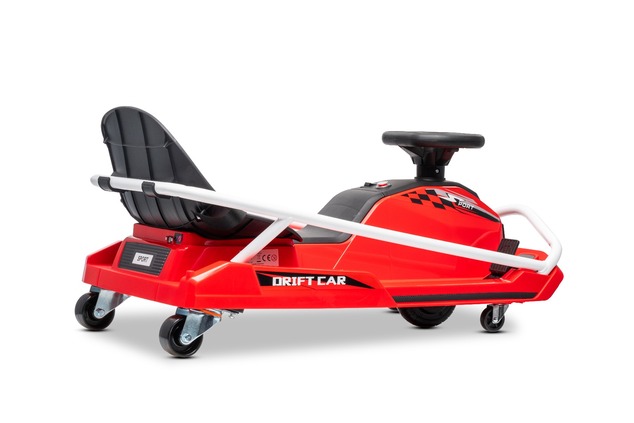 Beneo Motors Drift Kart 24V, rosso, 300W Motore Brushless, Batteria al Litio,