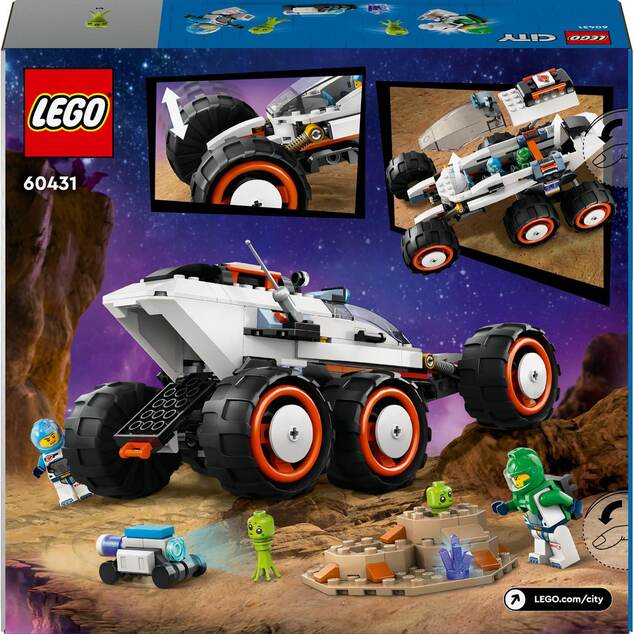 LEGO® City 60431 Weltraum-Erkundungsfahrzeug und außerirdisches Leben