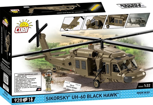 Cobi Armed Forces UH-60 Black Hawk, 1:32, 918 k, 1 f