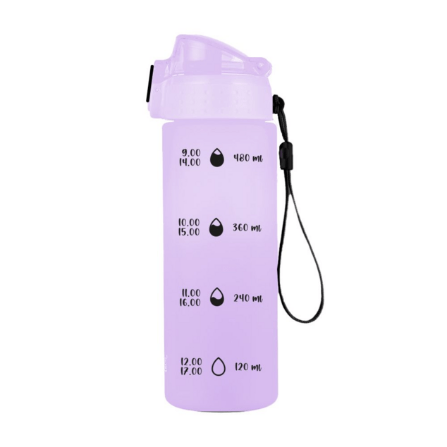 Fľaša OXY CLiCK 600 ml PASTELINI fialová
