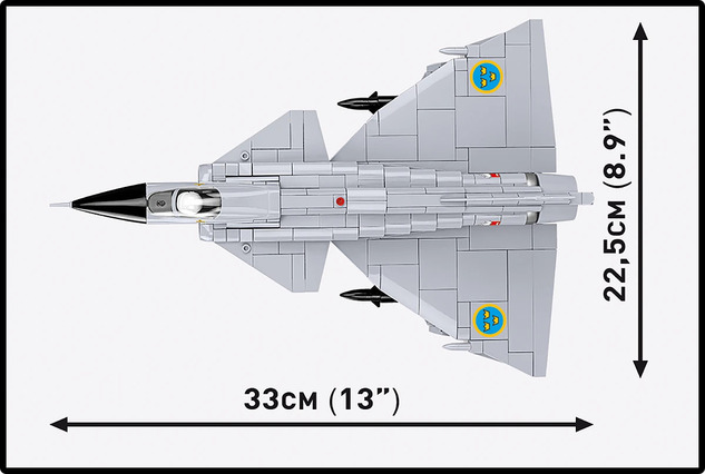 Cobi 5915 Armed Forces SAAB AJ37 VIGGEN, 1:48, 881 k