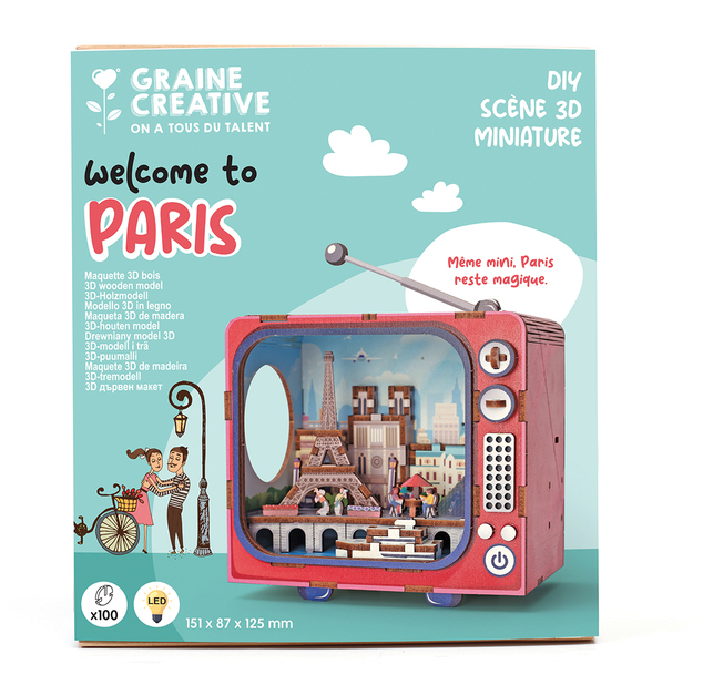 GRAINE CREATIVE Leseni 3D model TV Pariz