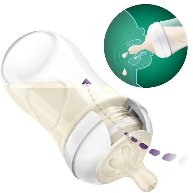 Philips AVENT Natural Response Glasflasche 240 ml, 1m+ 2 Stk