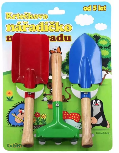 Náradie záhradné kovové krtko 3 ks