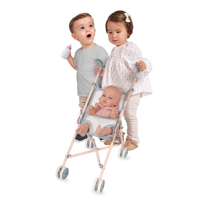 DeCuevas 90080 Faltbarer Puppenwagen für Golfschläger COCO 2024 - 56 cm