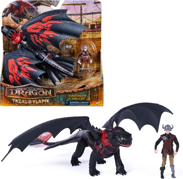 Spin Master Drachenzähmen leicht gemacht - Drache und Wikinger Ohnezahn und Hicks