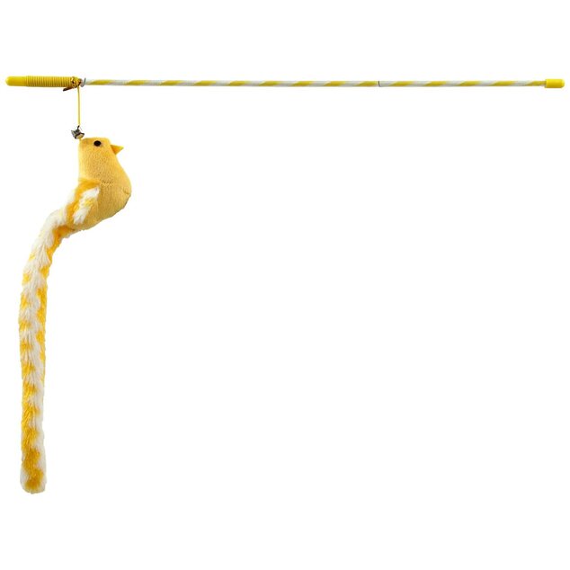 Hračka Magic Cat palička myška bavlna s catnipom 22cm+45cm 24ks