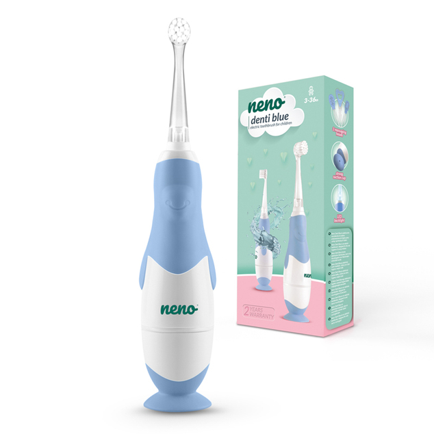 NENO Elektrische Zahnbürste Denti Blue 0-3 Jahre