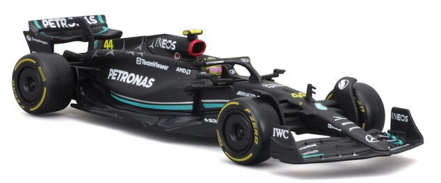 Bburago 1:43 RACE Formula F1 - Mercedes-AMG F1 W15 Performance (2024) #44 Lewis Hamilton w