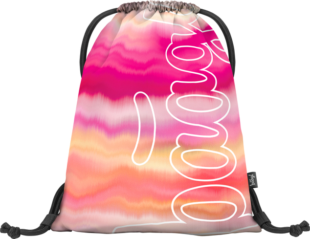 BAAGL SADA 3 Skate Pink Stripes: zaino, astuccio, tasca