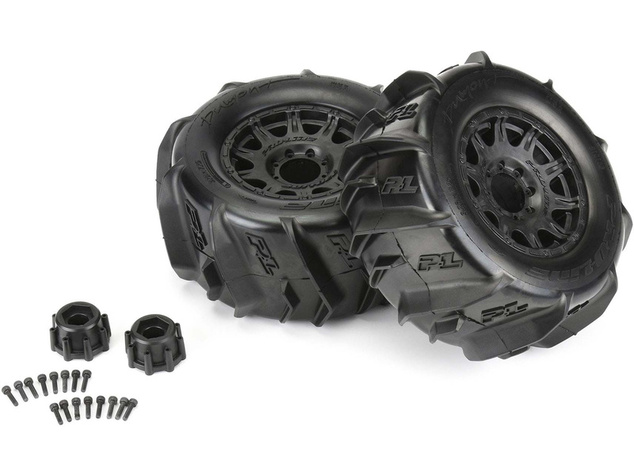 Pro-Line kotač 3.8", gume Dumont, disk Raid H17 crni (2)