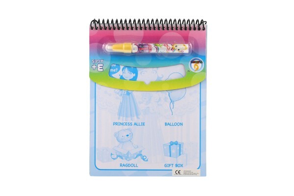 Magisches Malen mit Wasser/Block mit Prinzessinnenstift, 4 Blätter