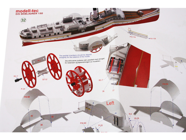 Modell-Tec D/S Skibladner 1:60 Bausatz