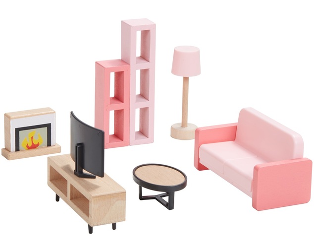 2Kids Toys Set mobilier cu familie 5 în 1
