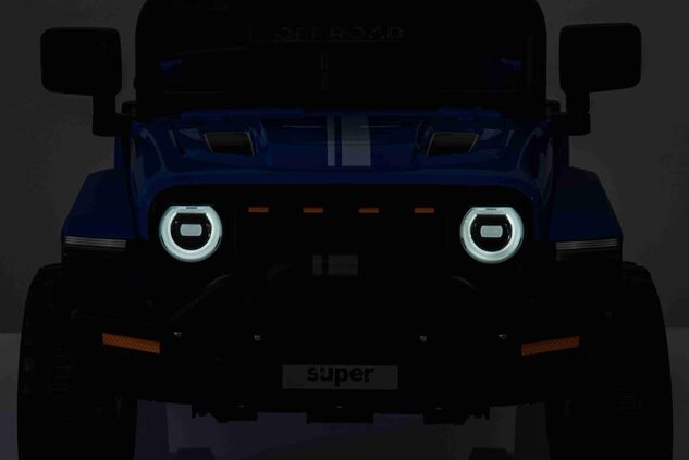 Elektrické autíčko OFFROAD NEW s pohonom zadných kolies, čierne, Lítiová batéria