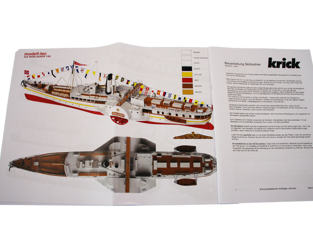 Modell-Tec D/S Skibladner 1:60 Bausatz