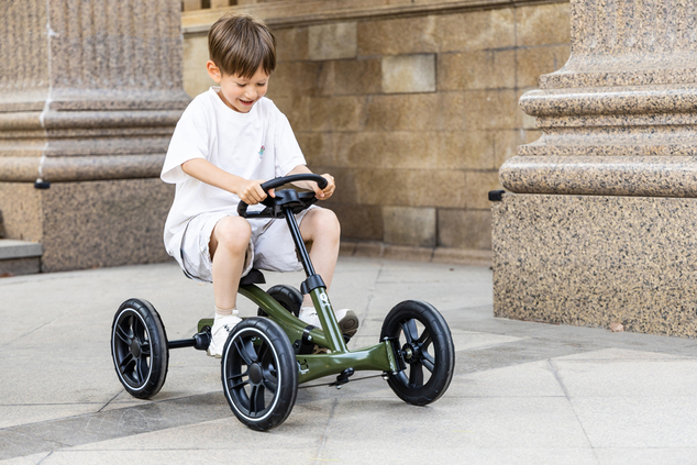 QPLAY Čtyřkolka Go Kart Army Green, 3r+
