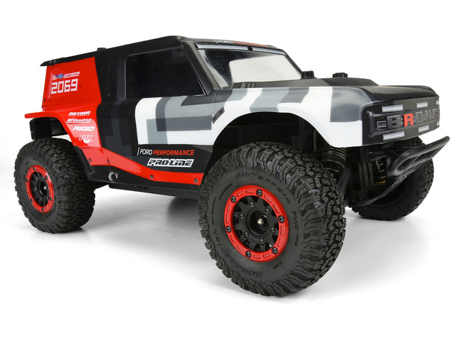 Pro-Line disk 2.2/3.0" Raid bead lock H12/H14 SC červeno-čierny (2)