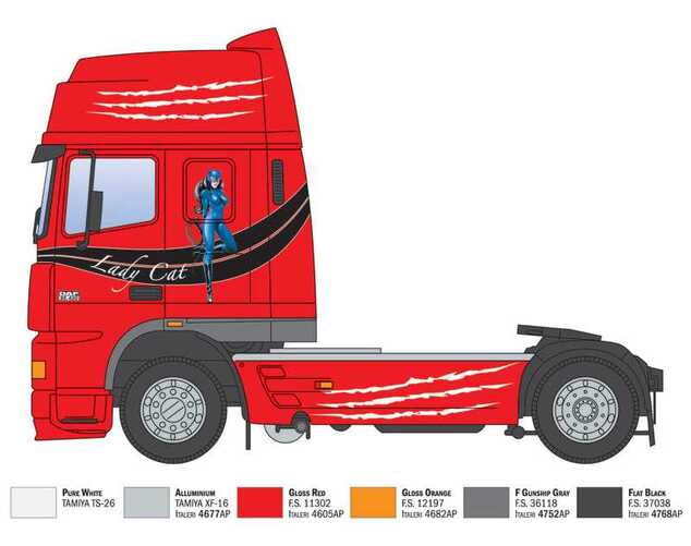 Maquette camion 93834 - DAF XF 95 Super Space Cab (1:24)