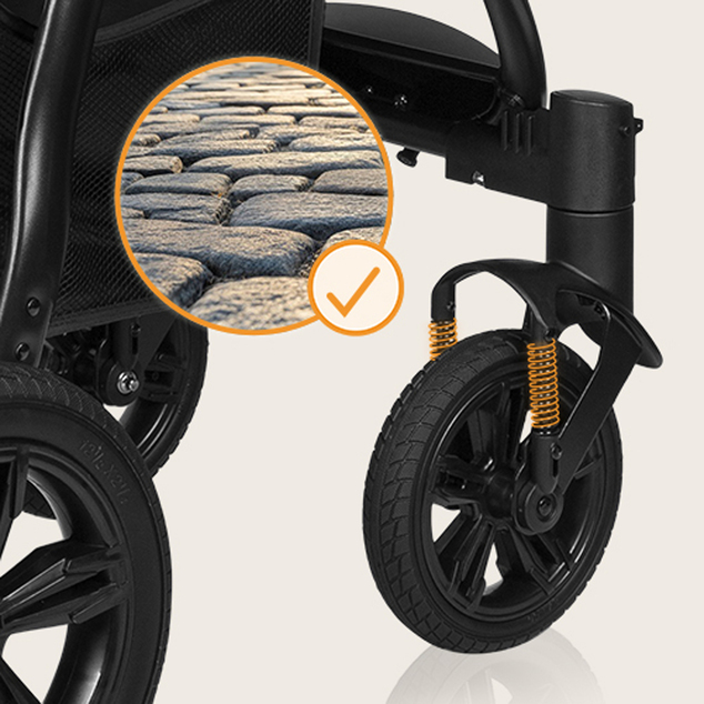 Lionelo Kolica sportska Annet Tour Black Carbon